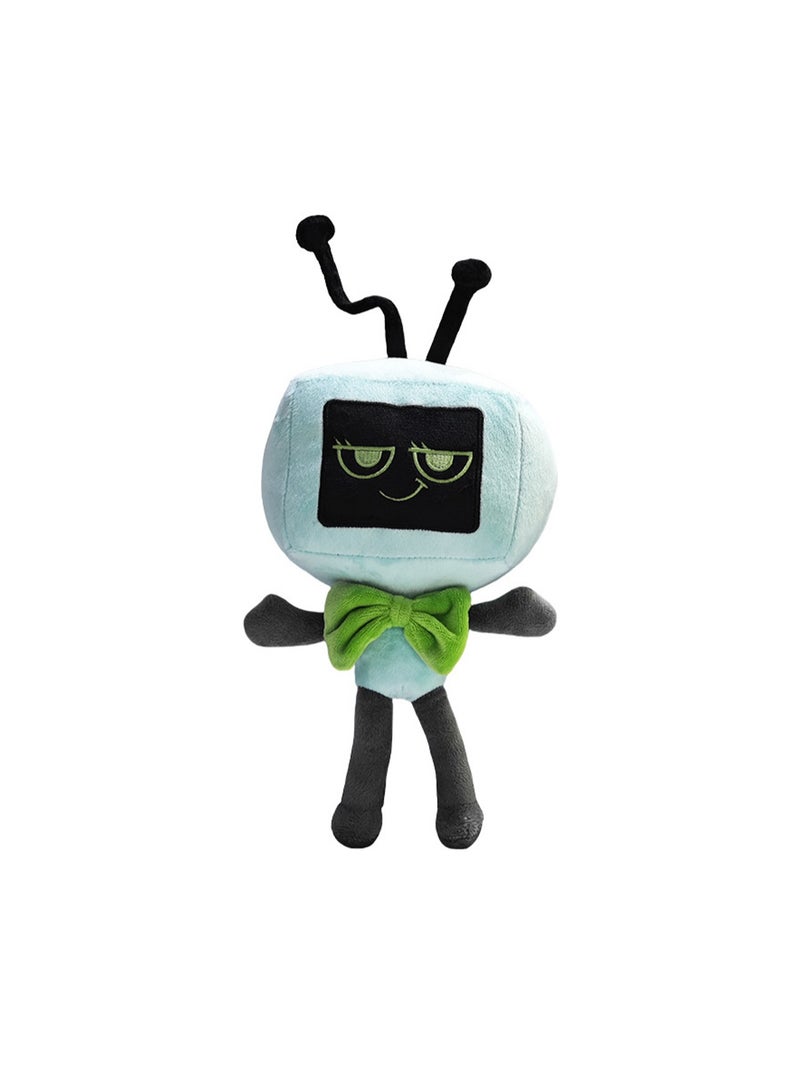 25cm Light Blue Tv Monster Plush Toy Game Surrounding Doll Stuffed Doll Toy Boy Girl Gift - Image 1